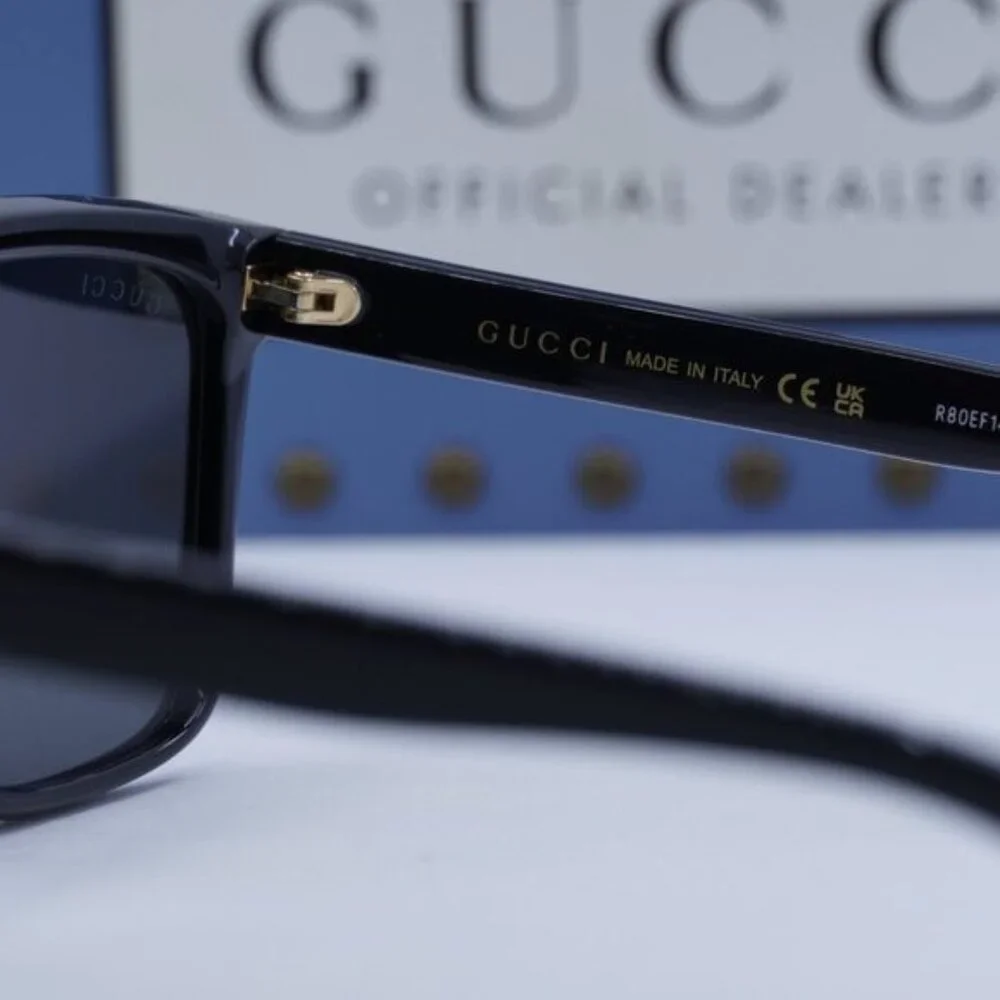 Gucci GG0748S 001 Square Sunglasses - Black